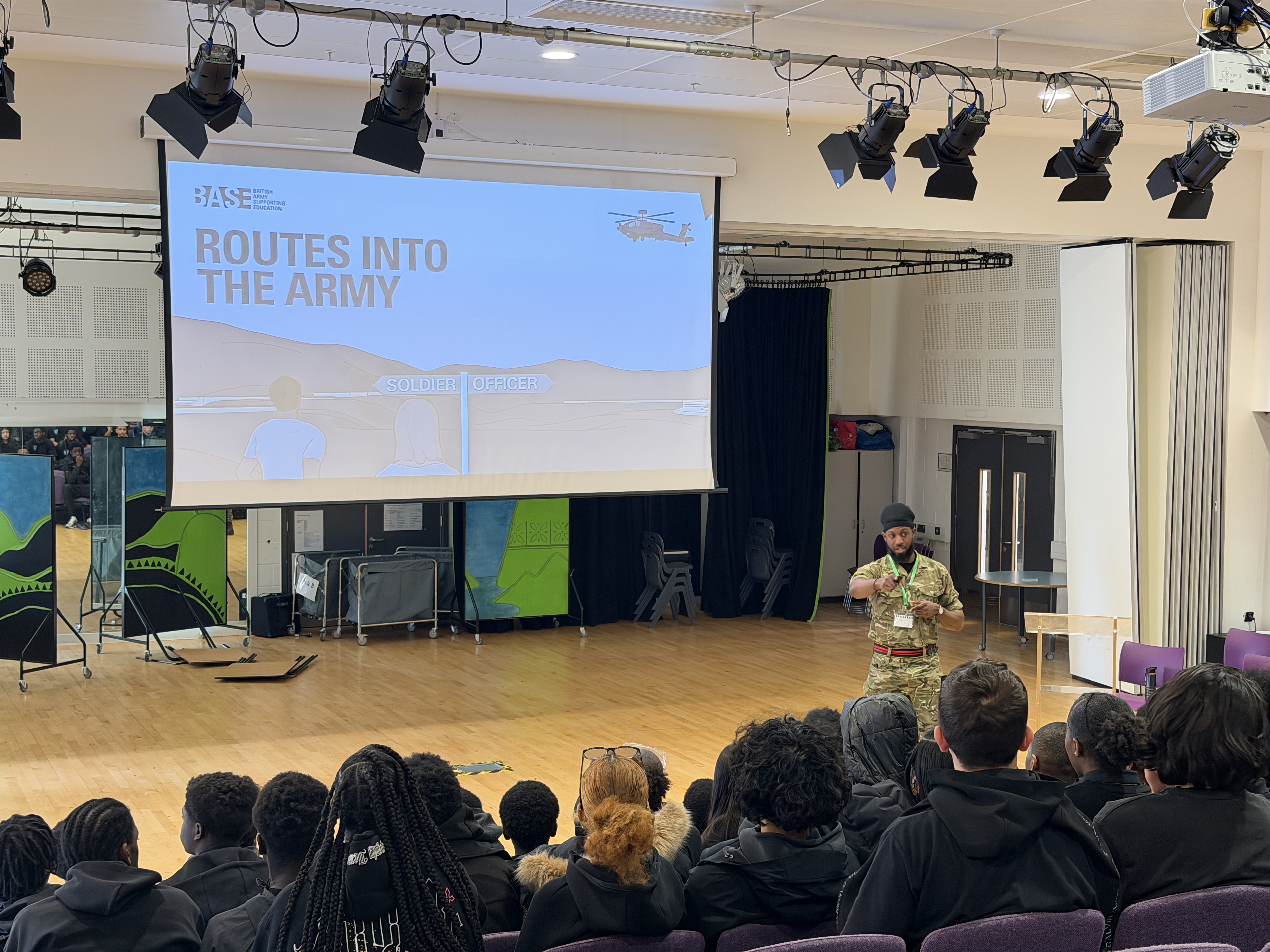 Man giving presentation