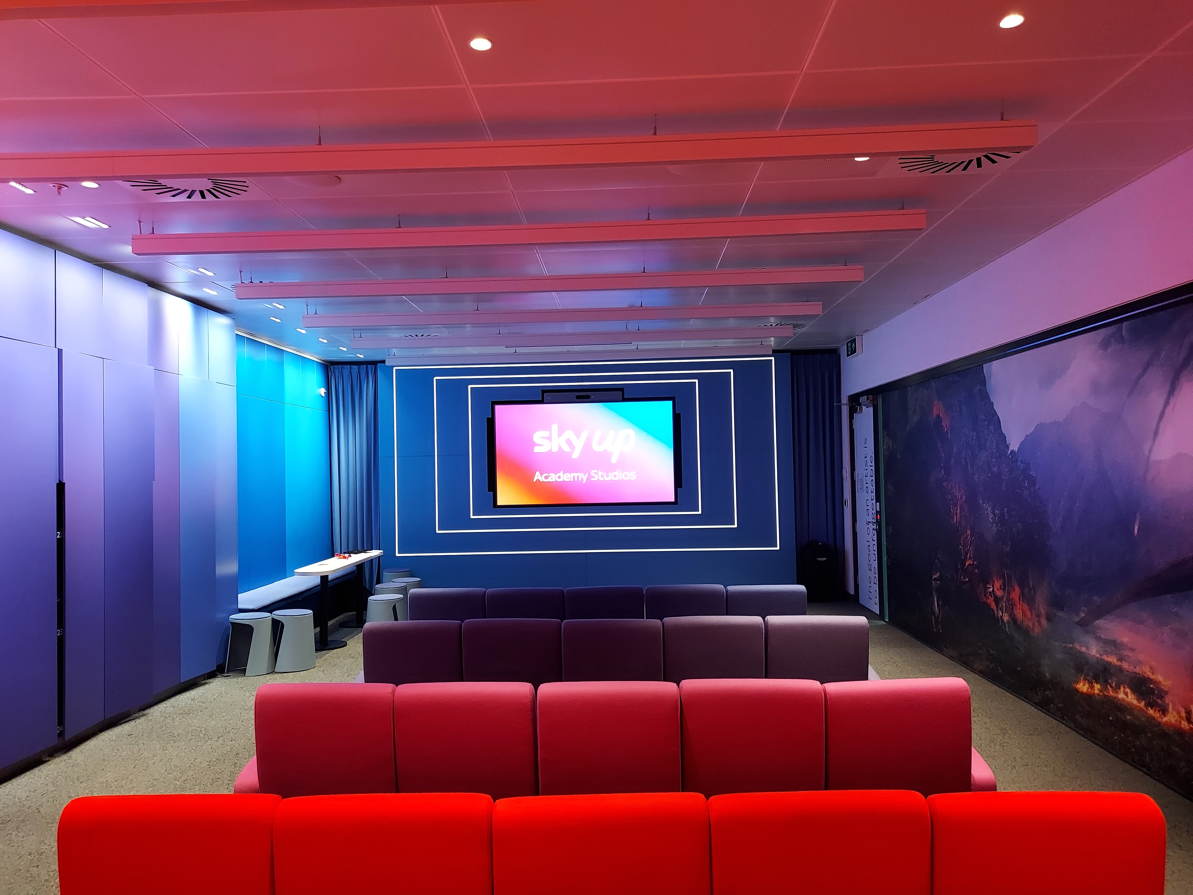 Cinema room in Sky Academy