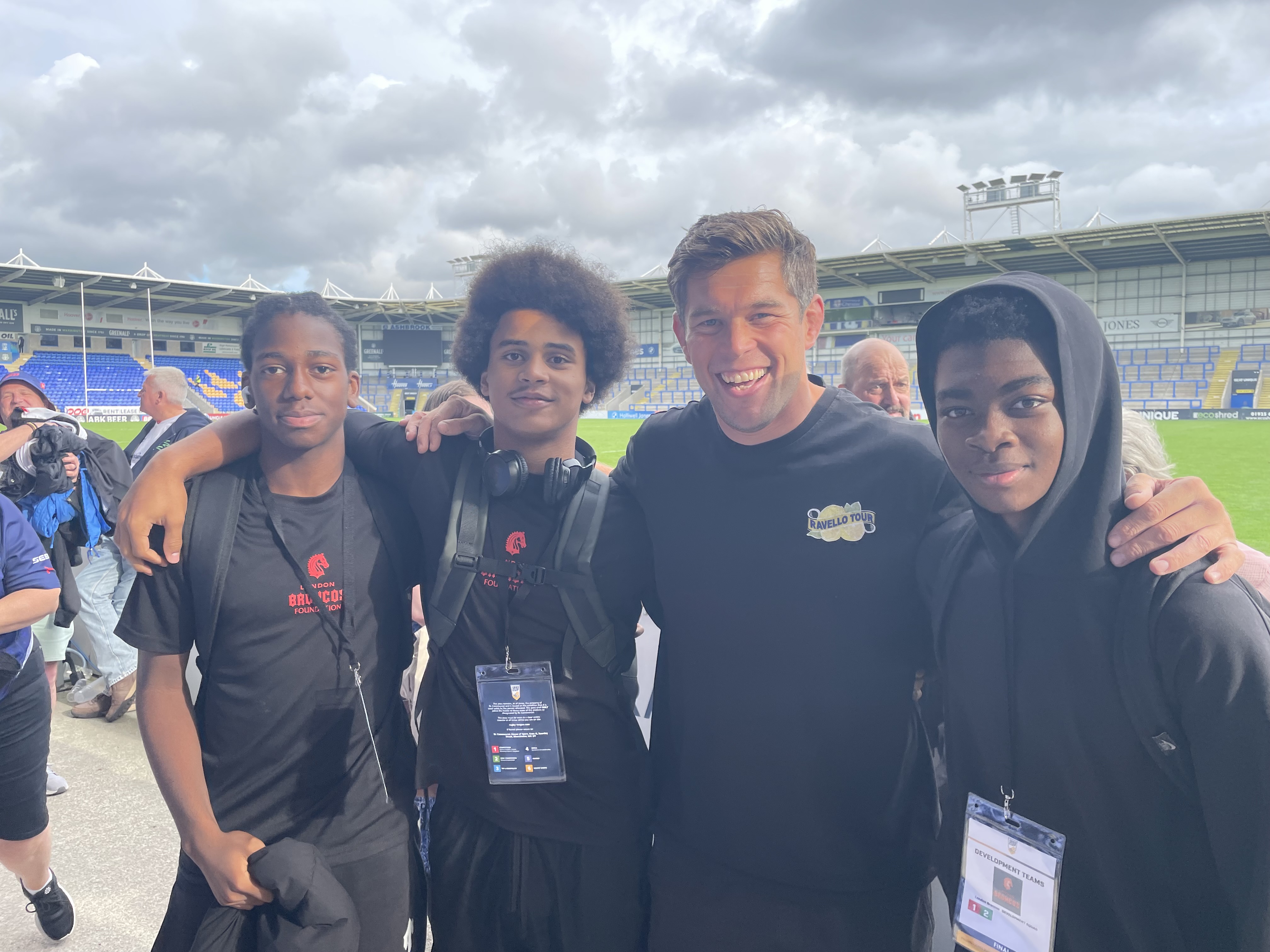 Group photo with Coach