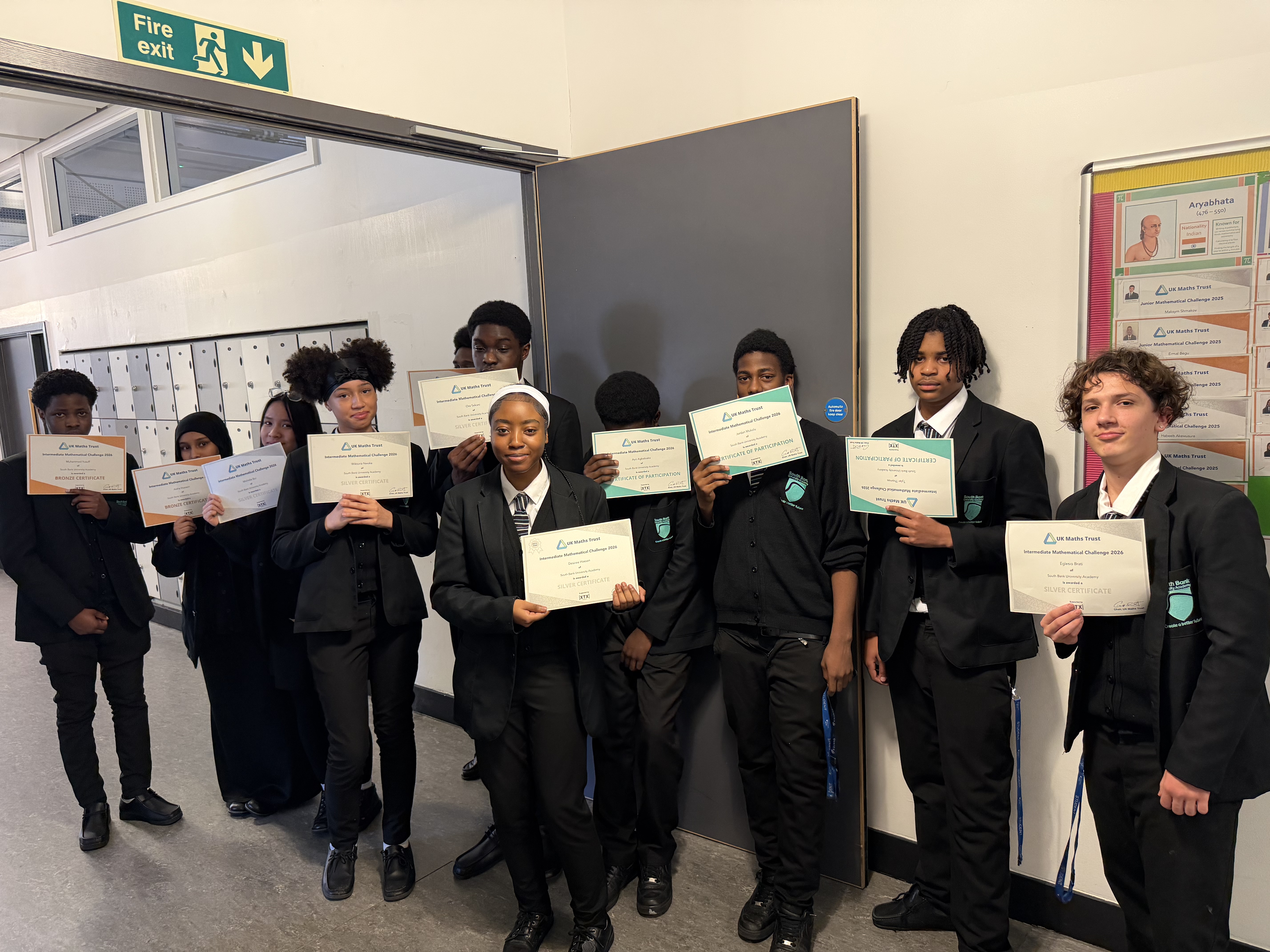 Year 10 Bronze and Silver student awards group photo