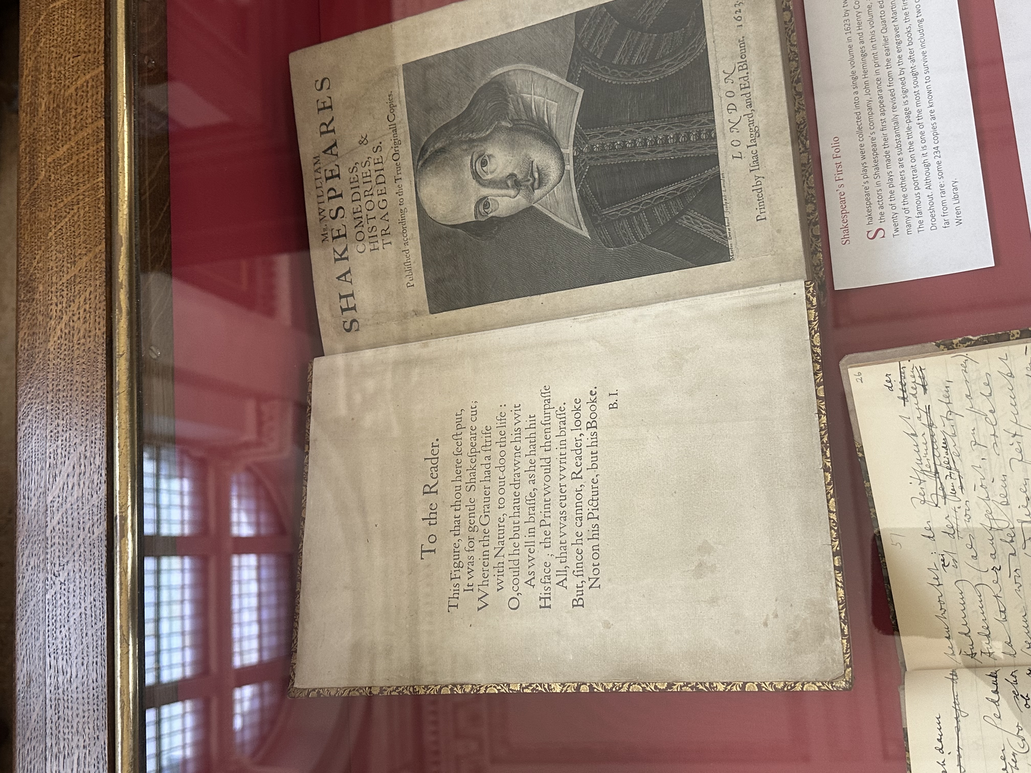A picture of the Shakespears original manuscripts