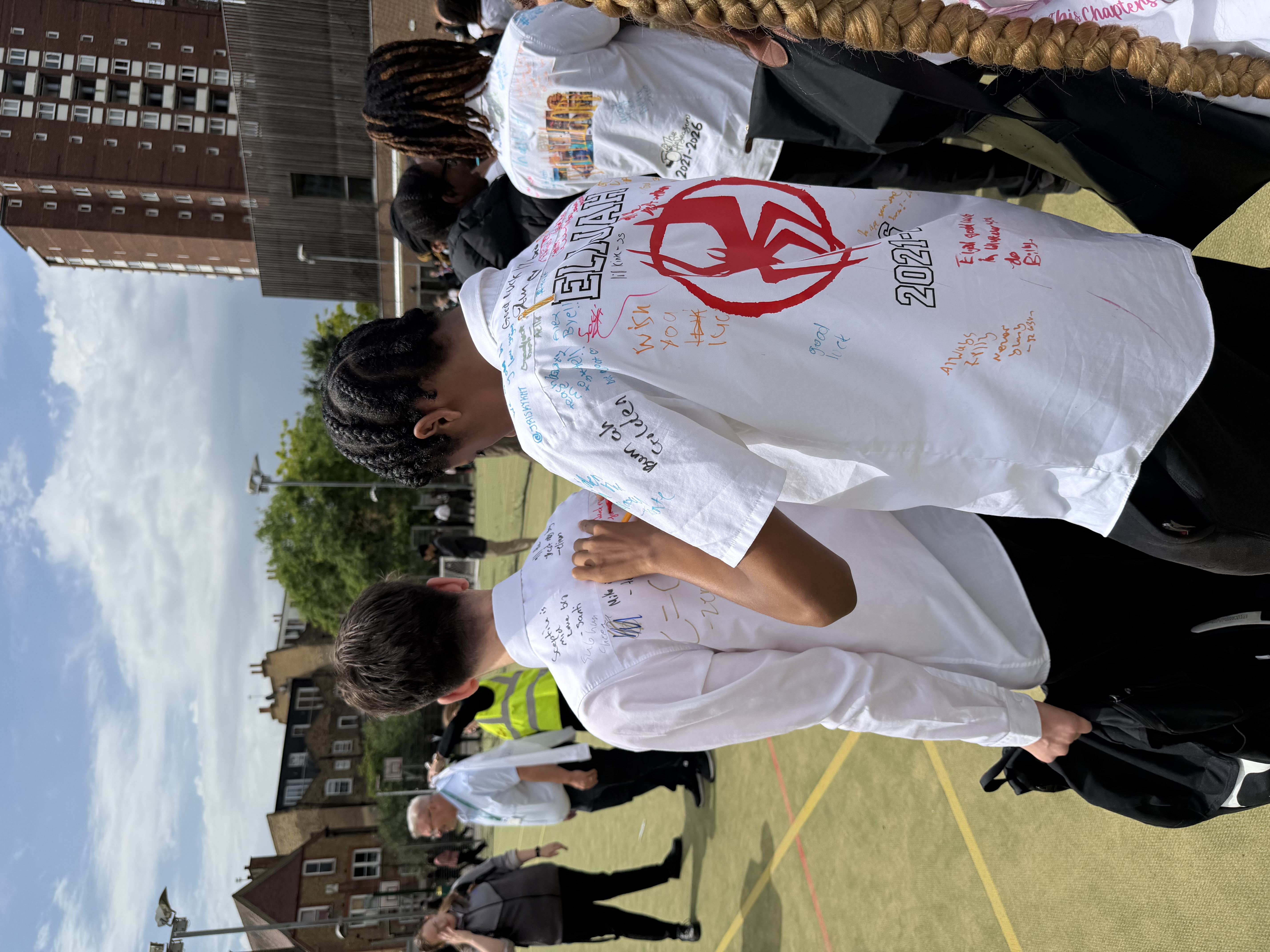 Sign on Leavers Shirt