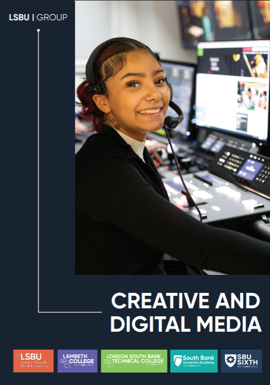Student with headphones
