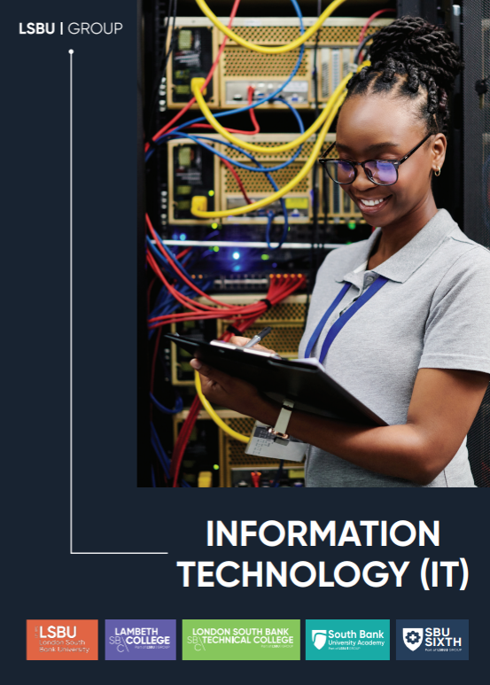 Student on a laptop working on techinical configuration